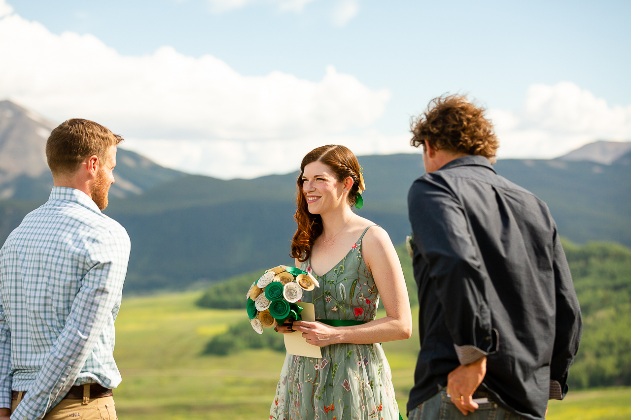 adventure instead elopement micro-wedding Snodgrass hike hiking vows scenic mountain views Crested Butte photographer Gunnison photographers Colorado photography - proposal engagement elopement wedding venue - photo by Mountain Magic Media