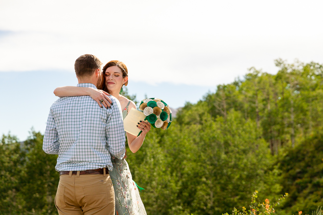 adventure instead elopement micro-wedding Snodgrass hike hiking vows scenic mountain views Crested Butte photographer Gunnison photographers Colorado photography - proposal engagement elopement wedding venue - photo by Mountain Magic Media