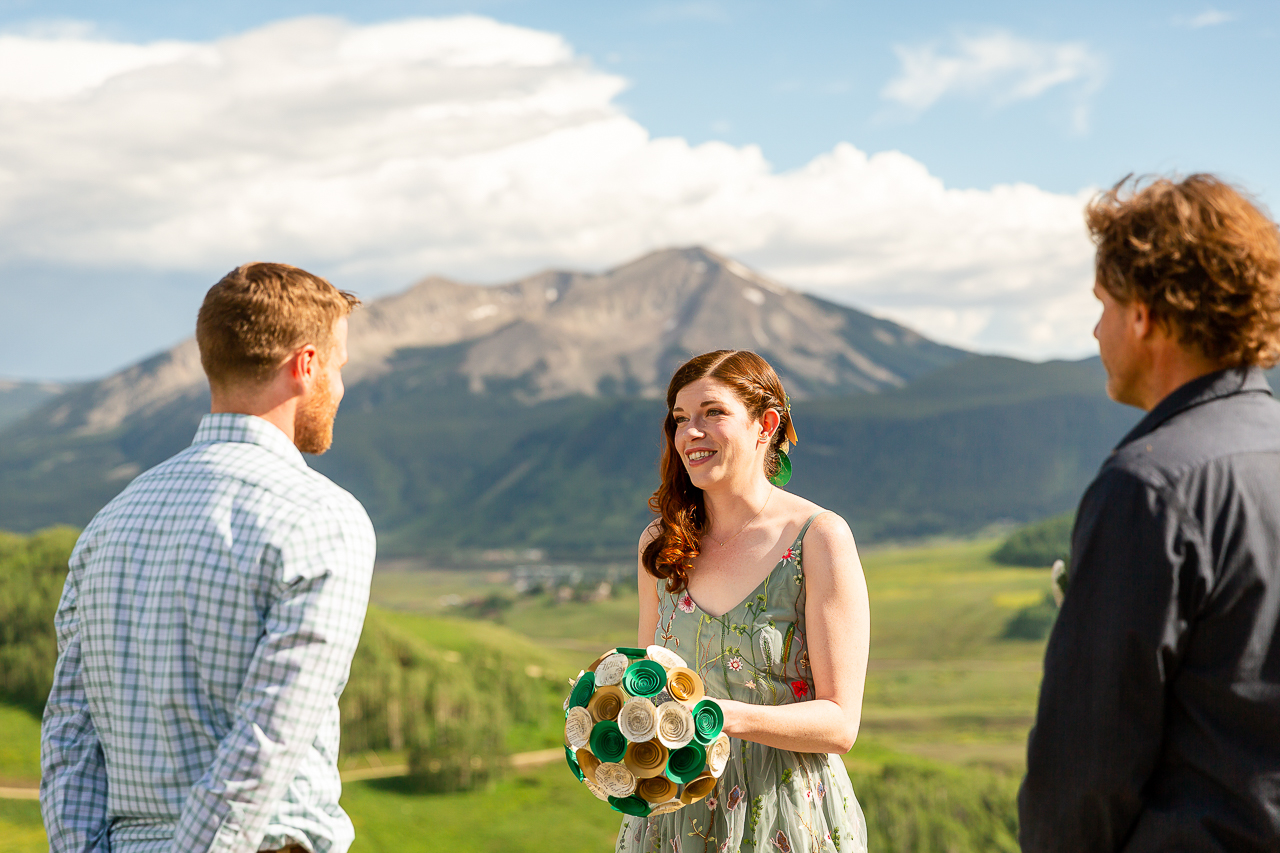 adventure instead elopement micro-wedding Snodgrass hike hiking vows scenic mountain views Crested Butte photographer Gunnison photographers Colorado photography - proposal engagement elopement wedding venue - photo by Mountain Magic Media