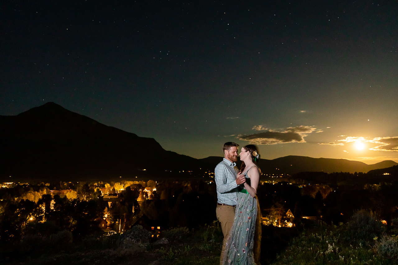 adventure instead elopement micro-wedding Snodgrass hike hiking vows scenic mountain views Crested Butte photographer Gunnison photographers Colorado photography - proposal engagement elopement wedding venue - photo by Mountain Magic Media