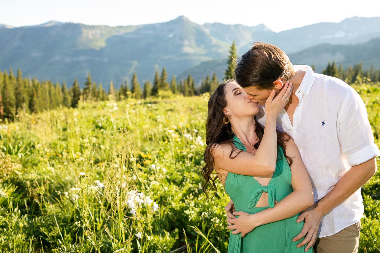 engaged couple review testimonial mountains Crested Butte photographer Gunnison photographers Colorado photography - proposal engagement elopement wedding venue - photo by Mountain Magic Media