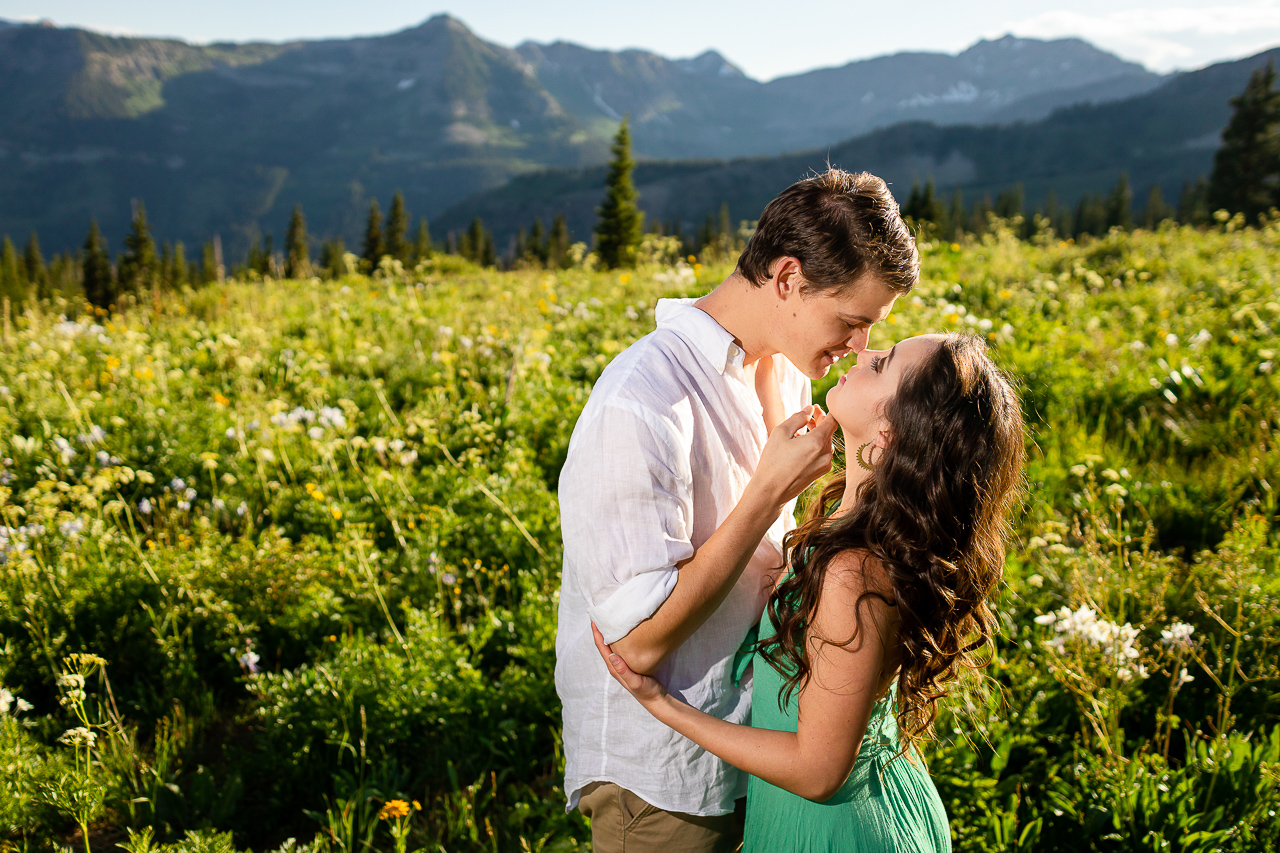 engaged couple review testimonial mountains Crested Butte photographer Gunnison photographers Colorado photography - proposal engagement elopement wedding venue - photo by Mountain Magic Media