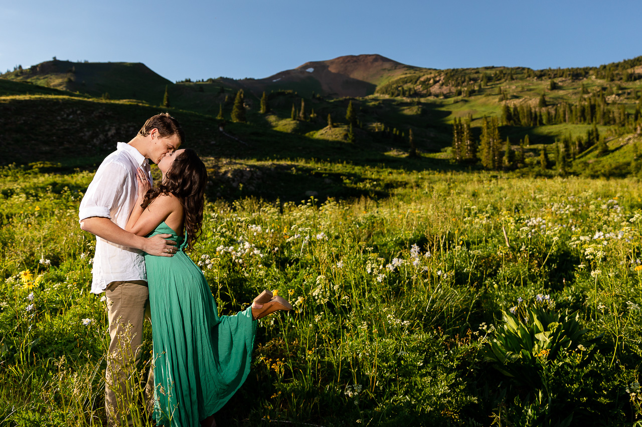 engaged couple review testimonial mountains Crested Butte photographer Gunnison photographers Colorado photography - proposal engagement elopement wedding venue - photo by Mountain Magic Media