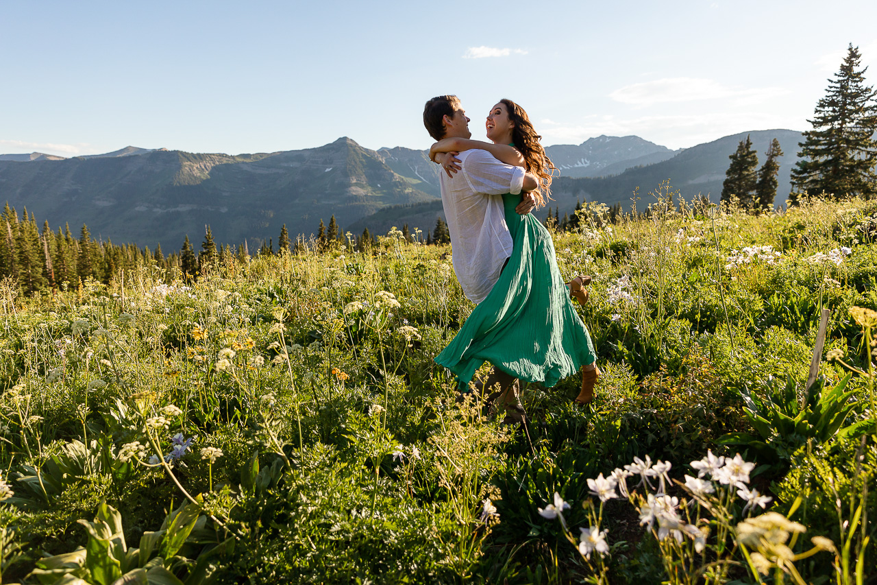 engaged couple review testimonial mountains Crested Butte photographer Gunnison photographers Colorado photography - proposal engagement elopement wedding venue - photo by Mountain Magic Media