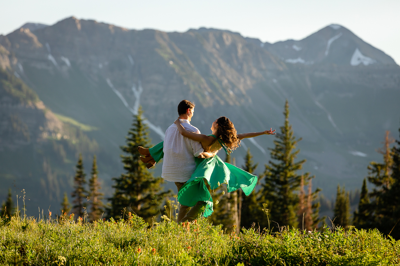 engaged couple review testimonial mountains Crested Butte photographer Gunnison photographers Colorado photography - proposal engagement elopement wedding venue - photo by Mountain Magic Media