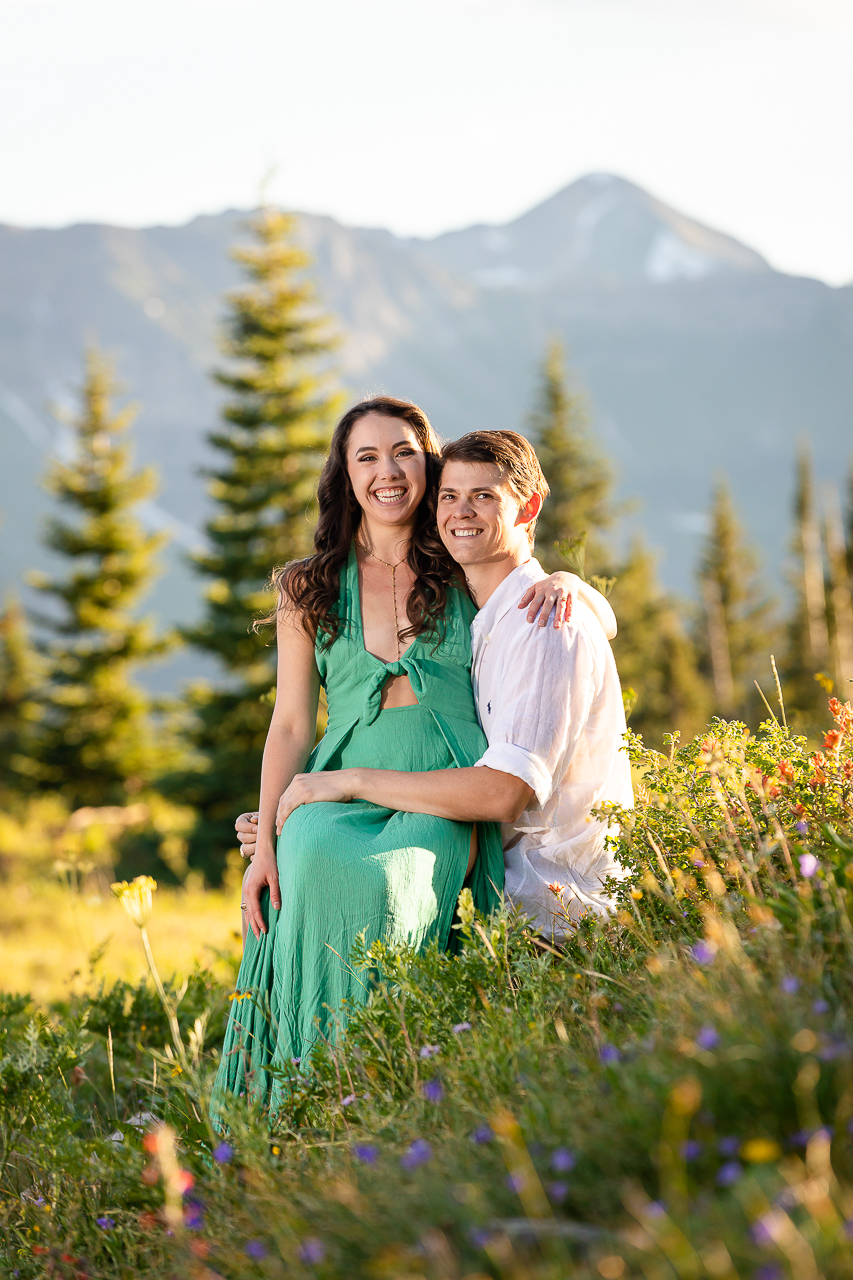 engaged couple review testimonial mountains Crested Butte photographer Gunnison photographers Colorado photography - proposal engagement elopement wedding venue - photo by Mountain Magic Media