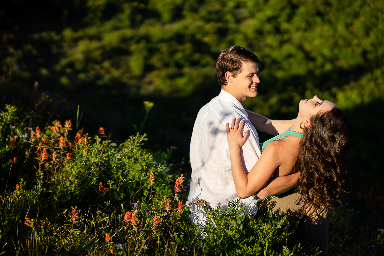 engaged couple review testimonial mountains Crested Butte photographer Gunnison photographers Colorado photography - proposal engagement elopement wedding venue - photo by Mountain Magic Media