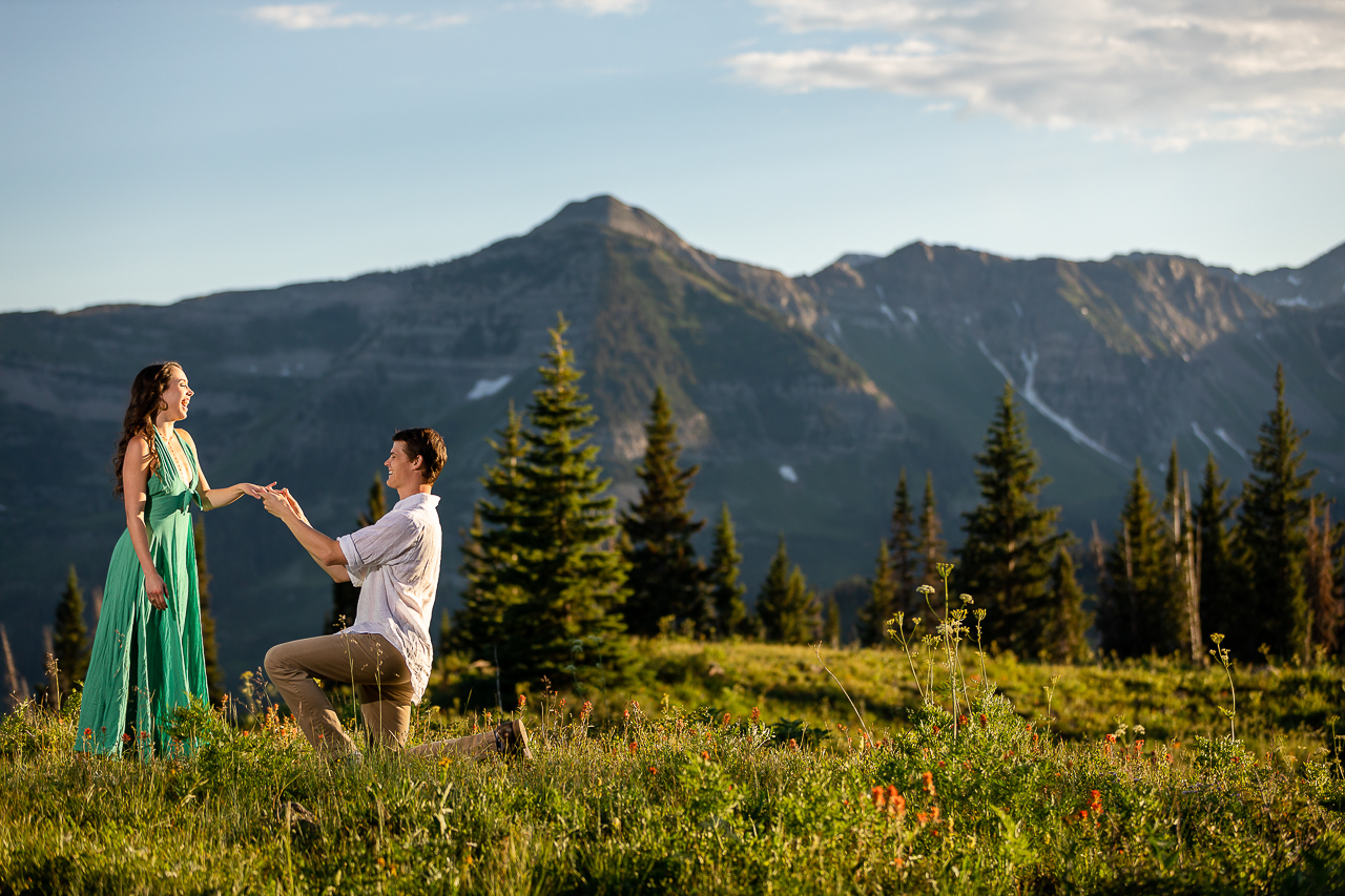 engaged couple review testimonial mountains Crested Butte photographer Gunnison photographers Colorado photography - proposal engagement elopement wedding venue - photo by Mountain Magic Media