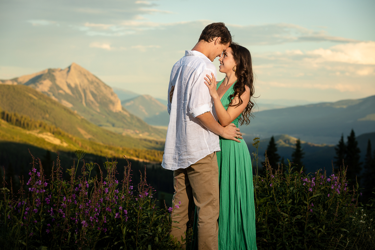 engaged couple review testimonial mountains Crested Butte photographer Gunnison photographers Colorado photography - proposal engagement elopement wedding venue - photo by Mountain Magic Media