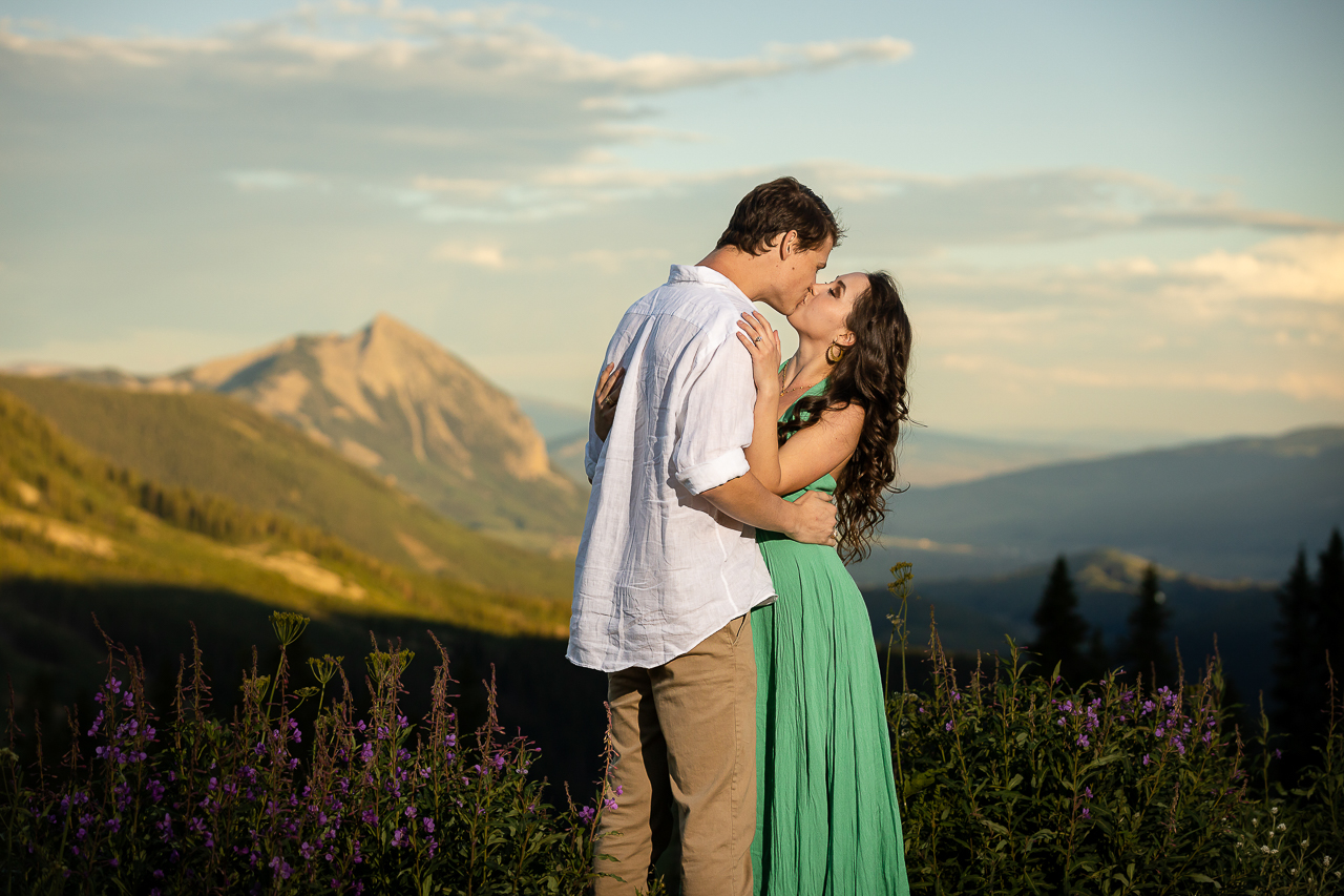 engaged couple review testimonial mountains Crested Butte photographer Gunnison photographers Colorado photography - proposal engagement elopement wedding venue - photo by Mountain Magic Media