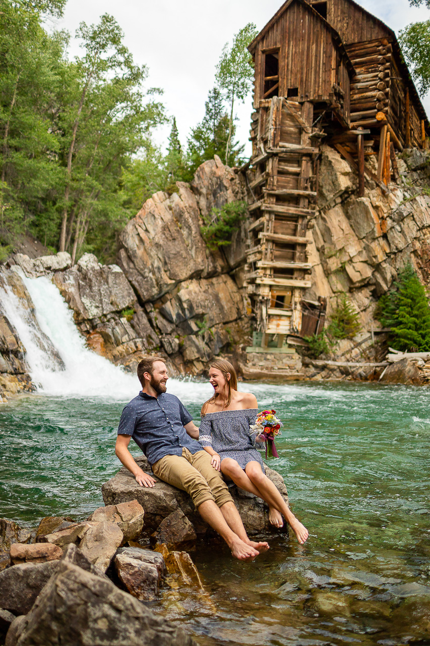 Crystal Mill engagements Marble CO flowers floral bouquet diamond ring Crested Butte photographer Gunnison photographers Colorado photography - proposal engagement elopement wedding venue - photo by Mountain Magic Media