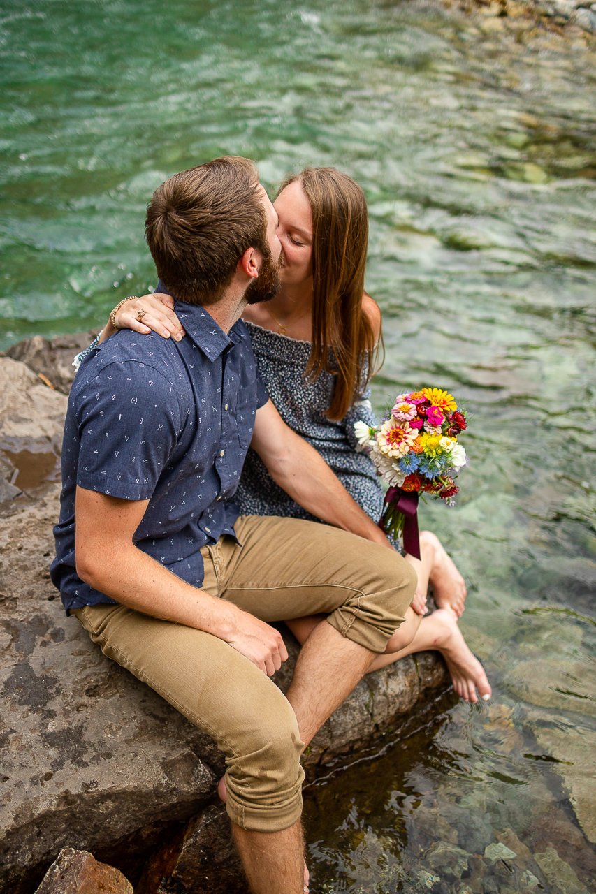 Crystal Mill engagements Marble CO flowers floral bouquet diamond ring Crested Butte photographer Gunnison photographers Colorado photography - proposal engagement elopement wedding venue - photo by Mountain Magic Media