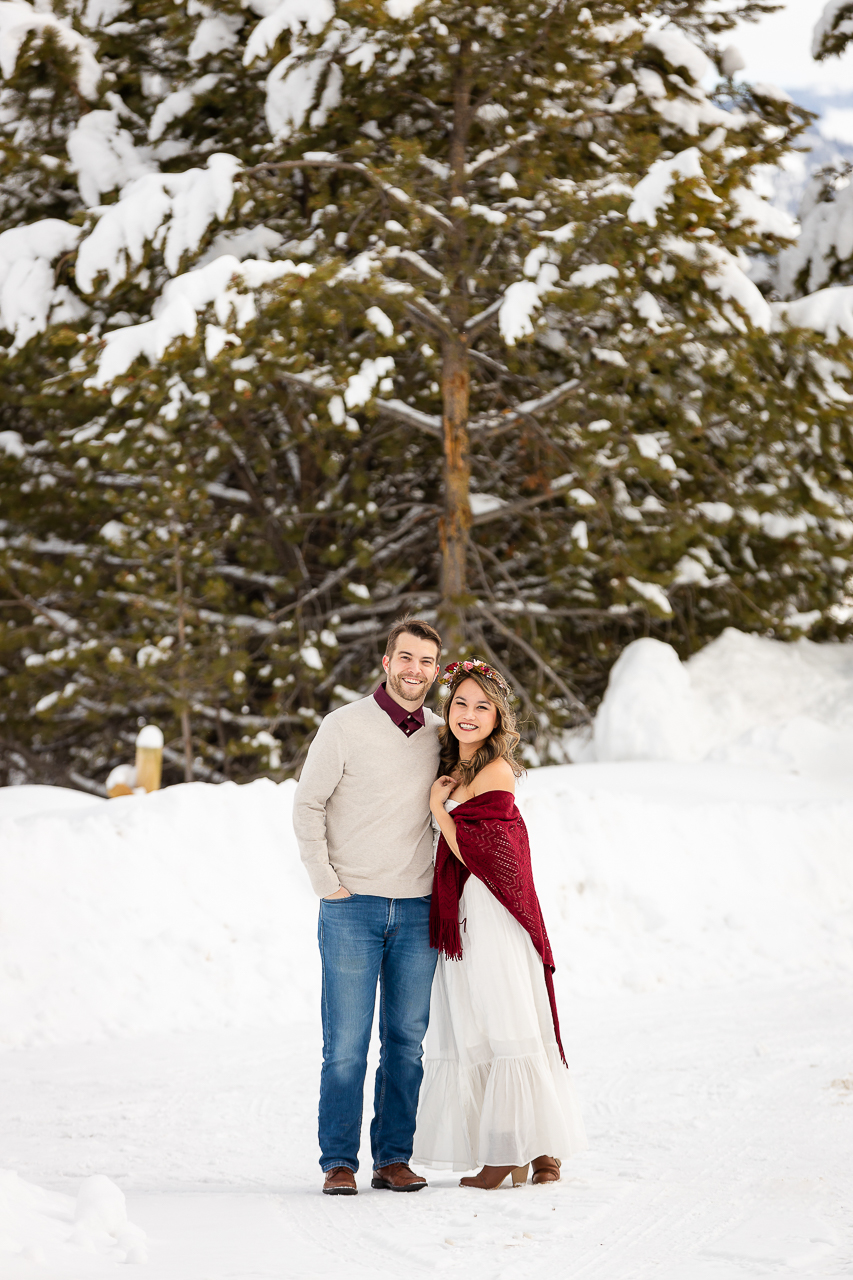 winter engagement Woods Walk Land Trust Crested Butte photographer Gunnison photographers Colorado photography - proposal engagement elopement wedding venue - photo by Mountain Magic Media