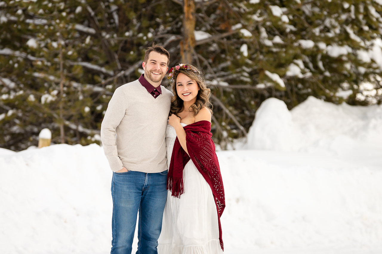 winter engagement Woods Walk Land Trust Crested Butte photographer Gunnison photographers Colorado photography - proposal engagement elopement wedding venue - photo by Mountain Magic Media