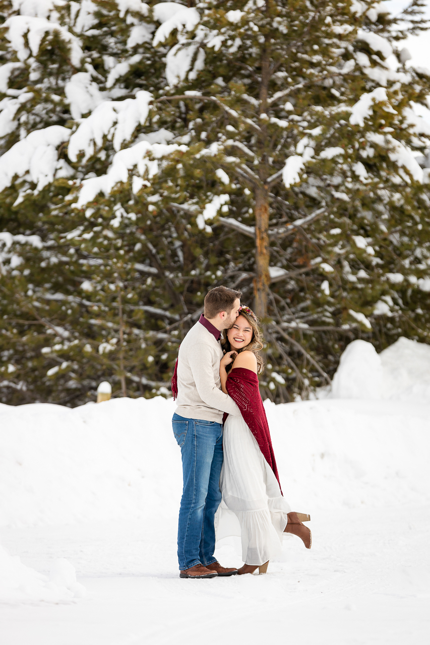 winter engagement Woods Walk Land Trust Crested Butte photographer Gunnison photographers Colorado photography - proposal engagement elopement wedding venue - photo by Mountain Magic Media