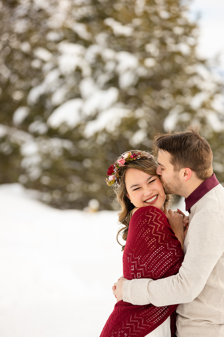 winter engagement Woods Walk Land Trust Crested Butte photographer Gunnison photographers Colorado photography - proposal engagement elopement wedding venue - photo by Mountain Magic Media