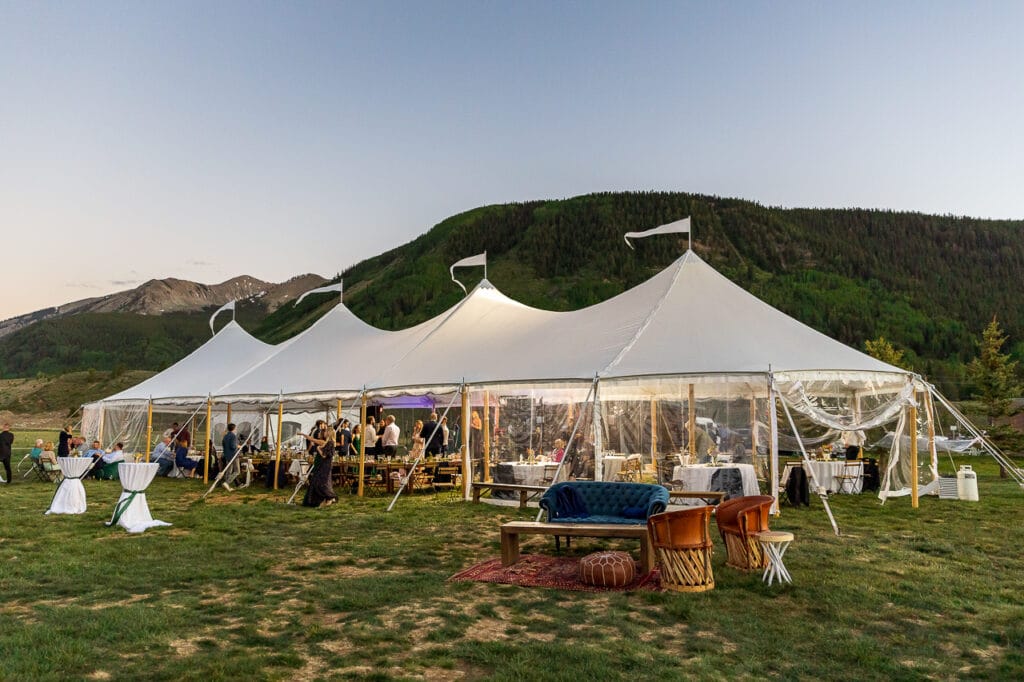 Town Ranch tented weddings Crested Butte photographer Gunnison photographers Colorado photography - proposal engagement elopement wedding venue - photo by Mountain Magic Media