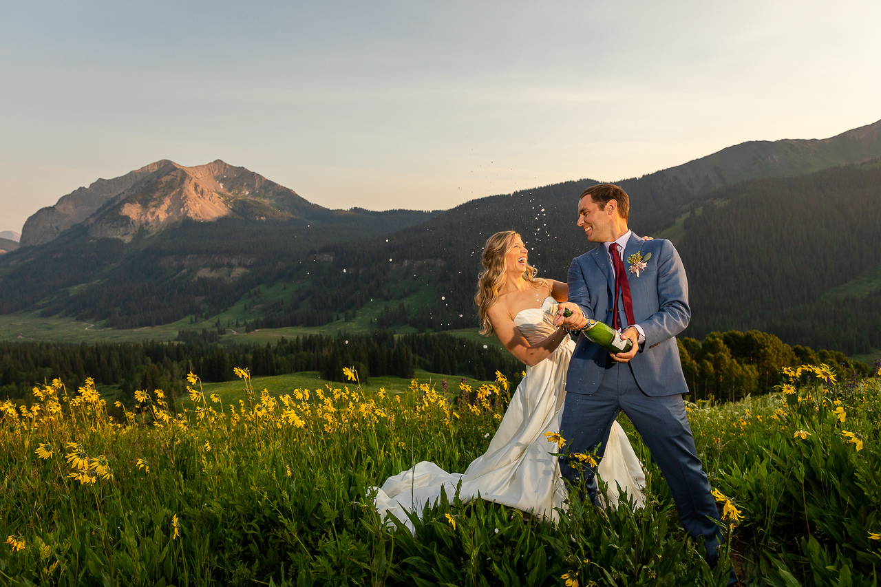 Paradise Divide Loop adventure instead vows outlovers vow ceremony elope Crested Butte photographer Gunnison photographers Colorado photography - proposal engagement elopement wedding venue - photo by Mountain Magic Media