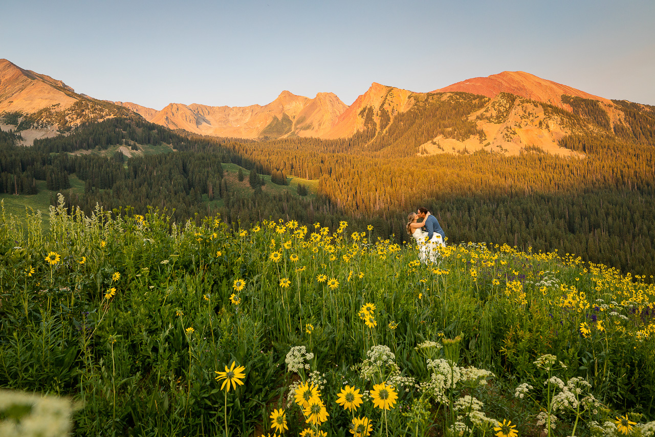 wildflowers mountain views wildflower festival elope Crested Butte photographer Gunnison photographers Colorado photography - proposal engagement elopement wedding venue - photo by Mountain Magic Media