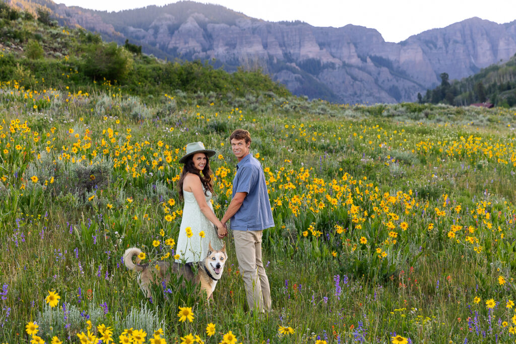 high-res About Us Bio Lydia + T anniversary 3 years - photo by Mountain Magic Media - Colorado Photographer Team Travel Photographers