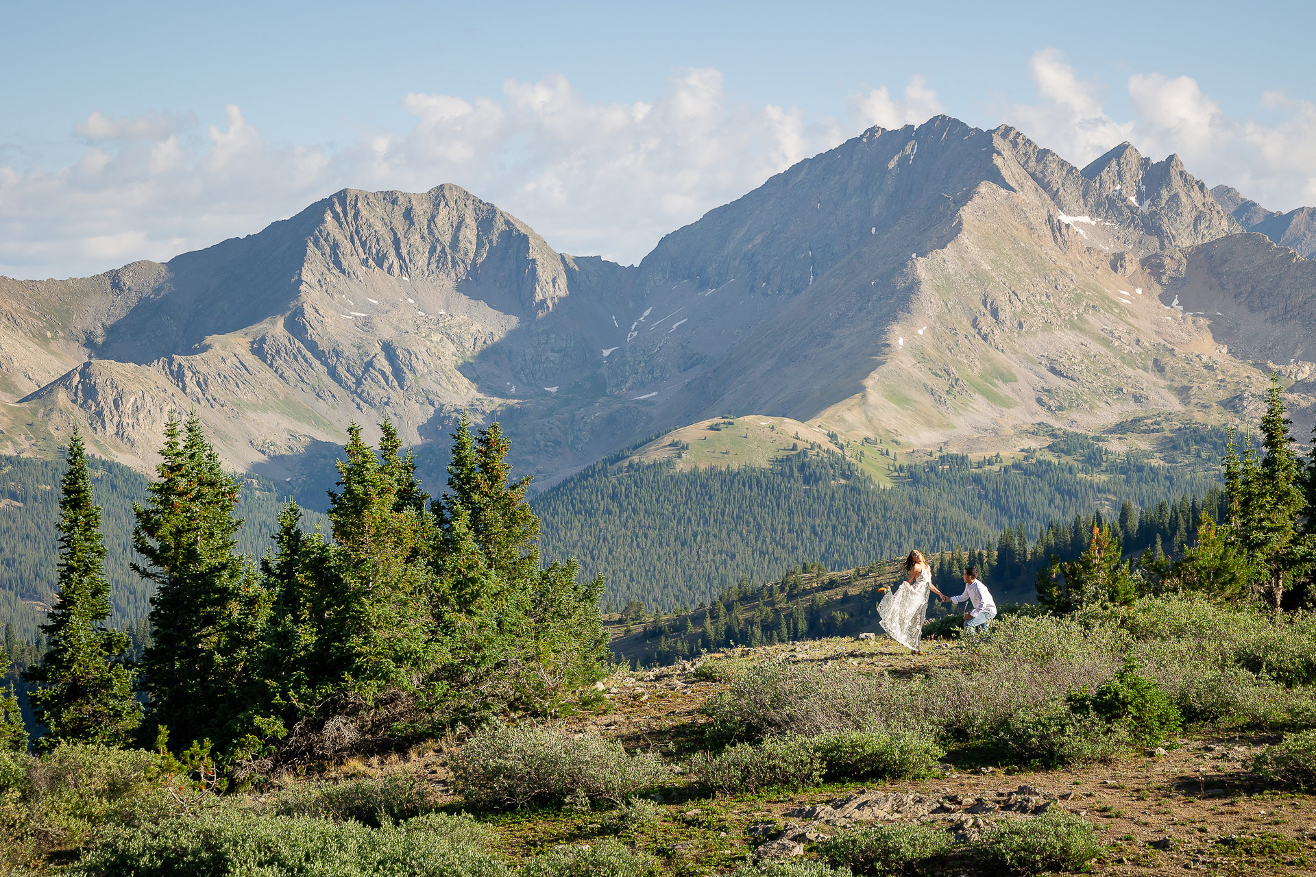proposal engagement top of Cottonwood Pass Colorado photographer surprise proposals ideas