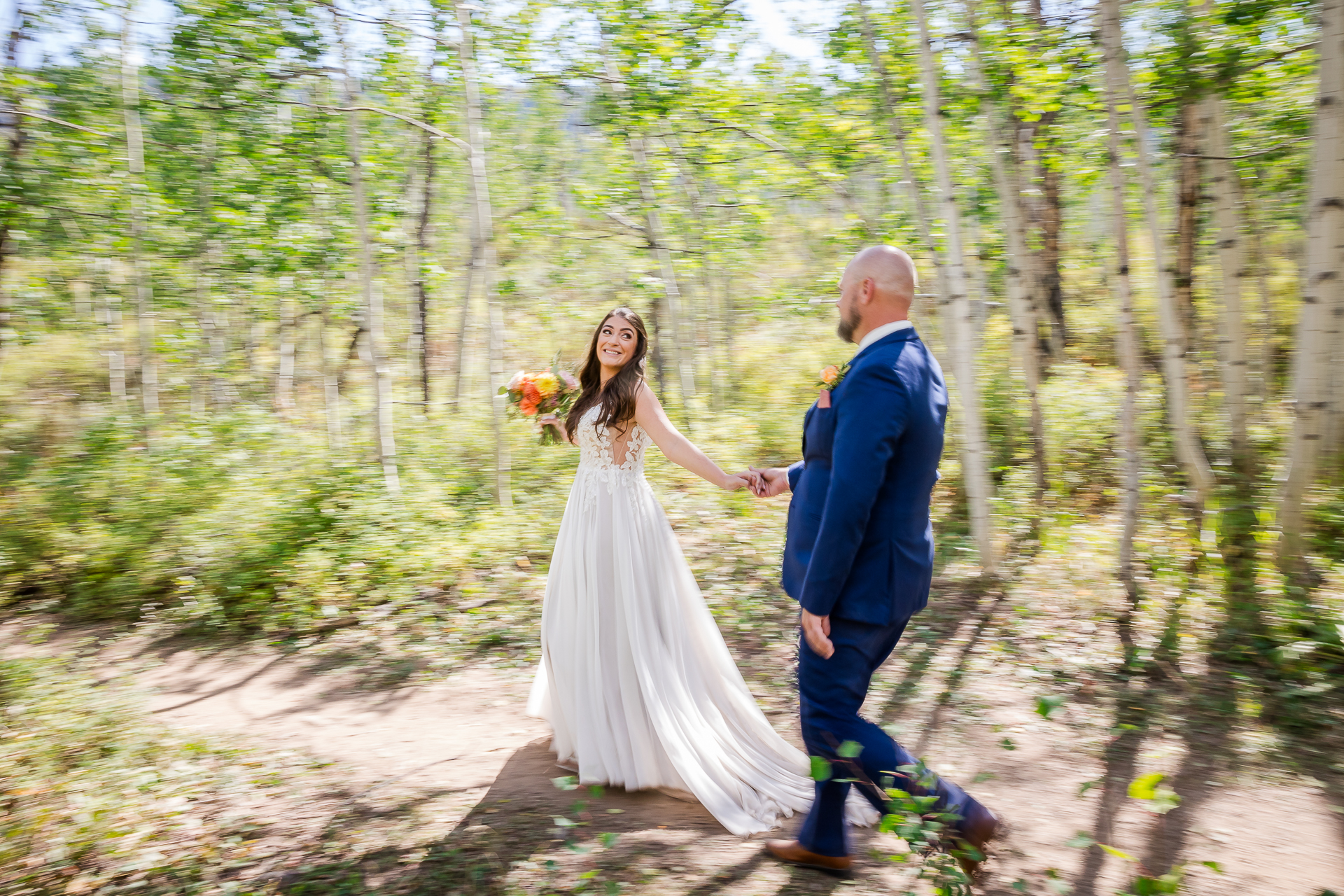 high-res Woods Walk wedding venues reception toast speech intimate wedding elopement elope Crested Butte photographer professional photography Colorado intimate wedding photographers - photo by Mountain Magic Media