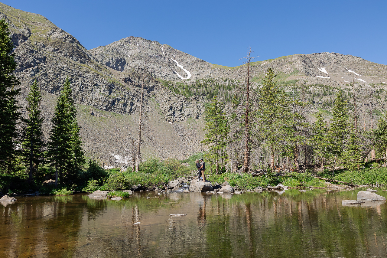 Westcliffe photographer Colorado photography high alpine lake proposal adventure session elopement wedding engagement ring jeep rental offroad high clearance 4x4 tour - photo by Mountain Magic Media