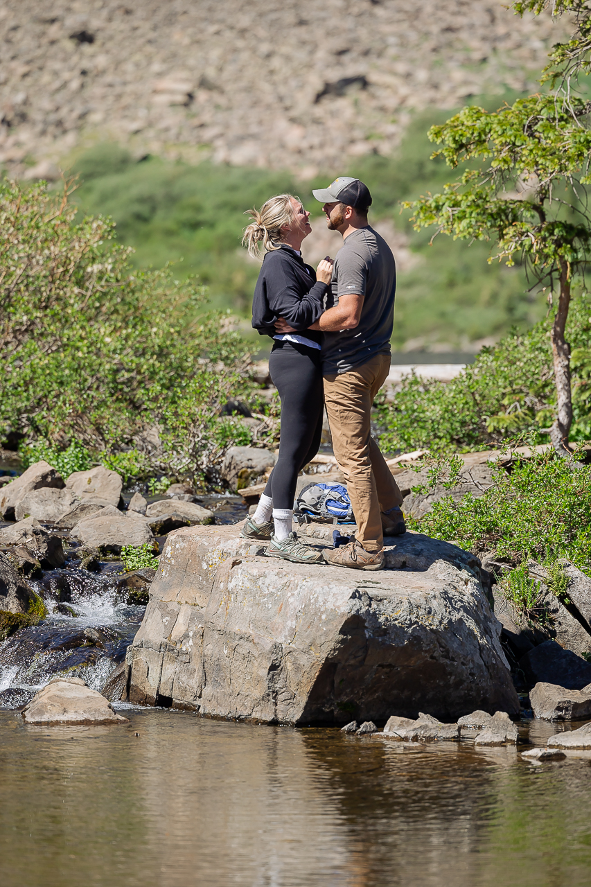 Westcliffe photographer Colorado photography high alpine lake proposal adventure session elopement wedding engagement ring jeep rental offroad high clearance 4x4 tour - photo by Mountain Magic Media