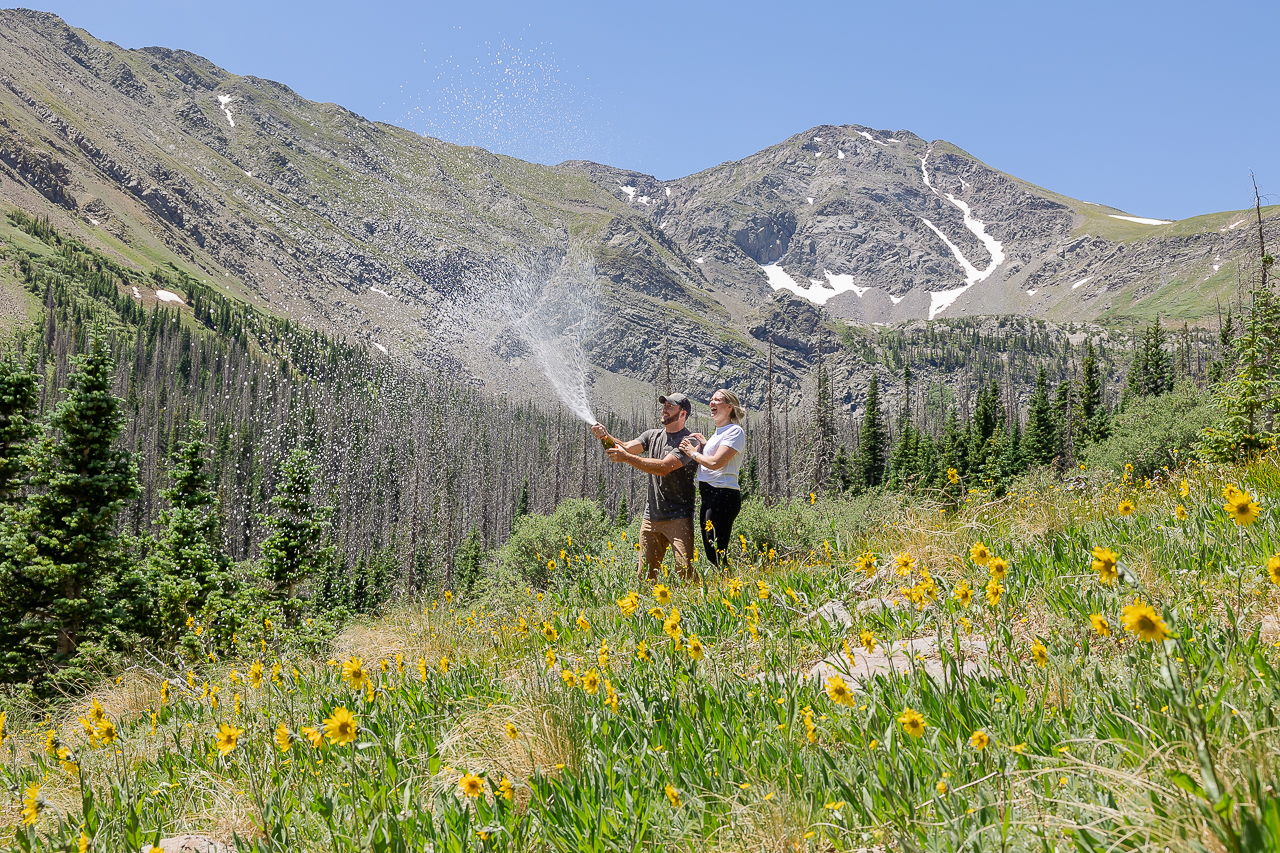 Westcliffe photographer Colorado photography high alpine lake proposal adventure session elopement wedding engagement ring jeep rental offroad high clearance 4x4 tour - photo by Mountain Magic Media