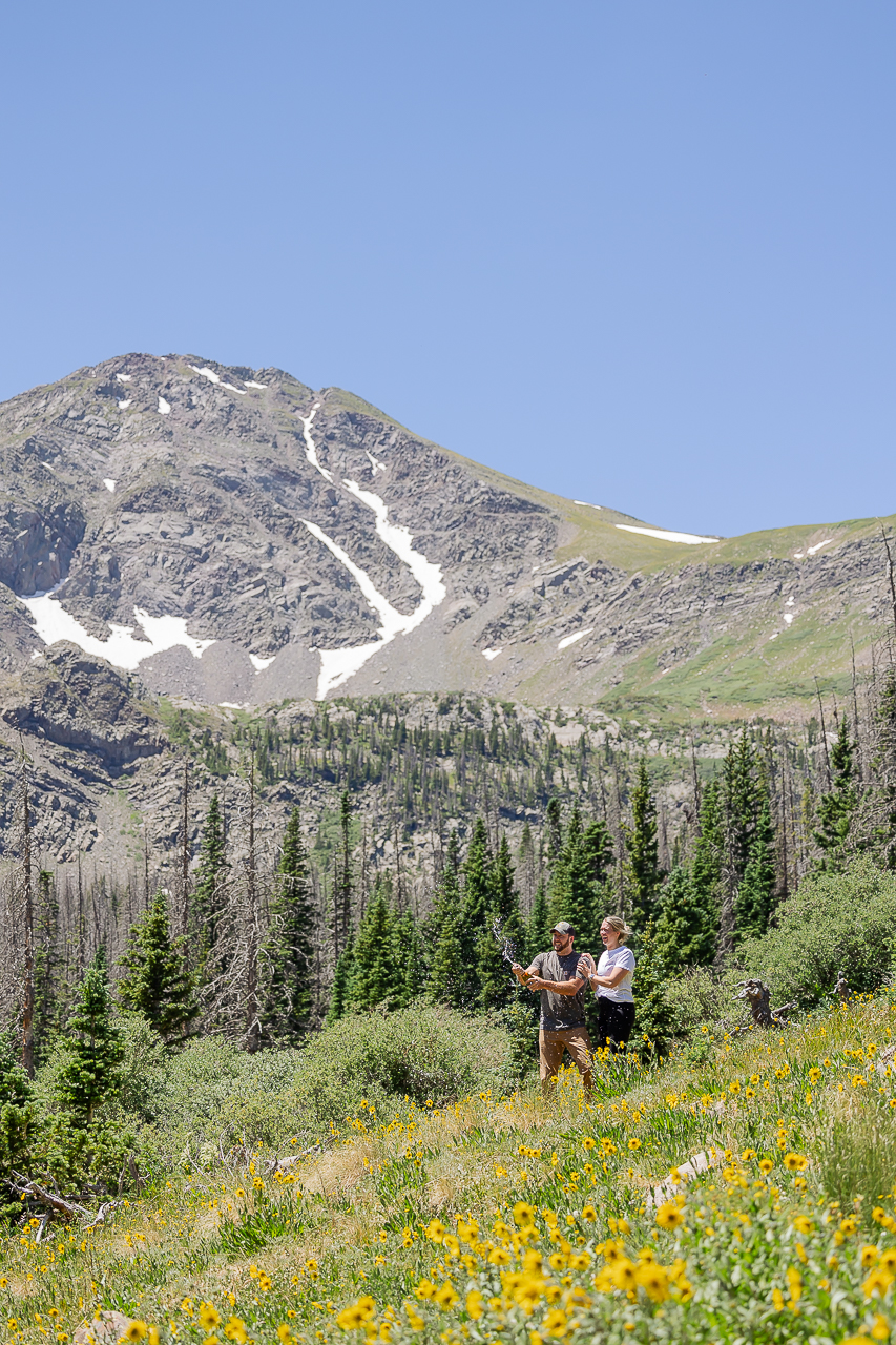 Westcliffe photographer Colorado photography high alpine lake proposal adventure session elopement wedding engagement ring jeep rental offroad high clearance 4x4 tour - photo by Mountain Magic Media