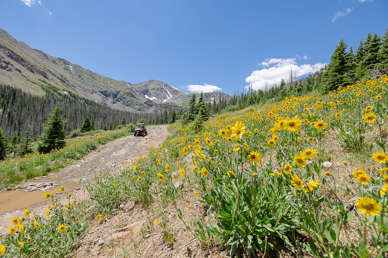 Westcliffe photographer Colorado photography high alpine lake proposal adventure session elopement wedding engagement ring jeep rental offroad high clearance 4x4 tour - photo by Mountain Magic Media