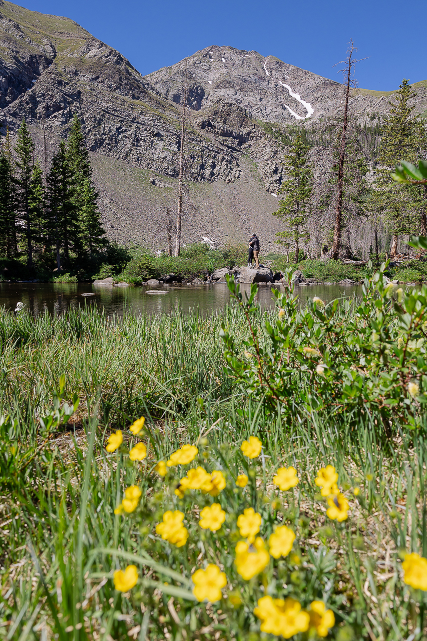 Westcliffe photographer Colorado photography high alpine lake proposal adventure session elopement wedding engagement ring jeep rental offroad high clearance 4x4 tour - photo by Mountain Magic Media