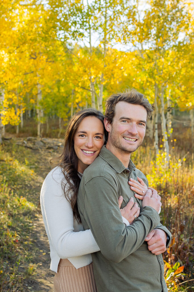 fall Woods Walk peak colors photographer Wedding Engagement Proposal Couples Photographers - photo by Mountain Magic Media